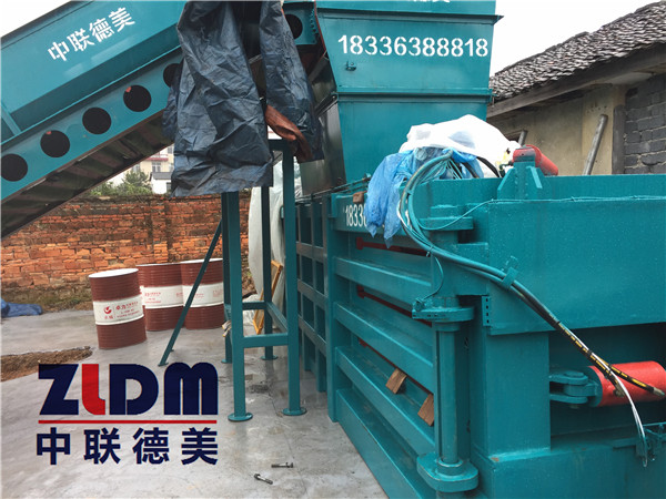 DM160打包机井冈山客户现场